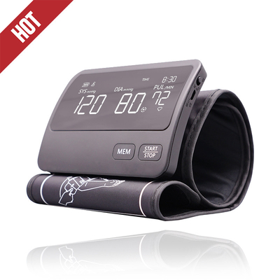 IP21 Màn hình đo huyết áp y tế tại nhà điện tử 2 * 60 ghi Kiểu cánh tay