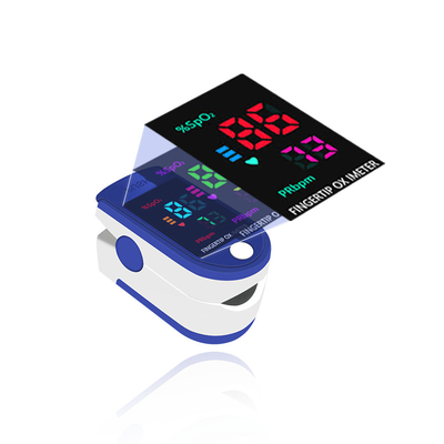 Máy đo oxy y tế di động tại nhà kỹ thuật số TFT Màn hình oxy ngón tay 30 đến 250BPM