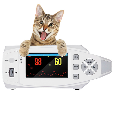 10 đến 300mmHg Chó mèo Đa tham số Dấu hiệu quan trọng Màn hình cầm tay Cầm tay