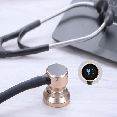 Bệnh viện mới nhất Ống nghe bác sĩ không gỉ USB điện tử kỹ thuật số thông minh