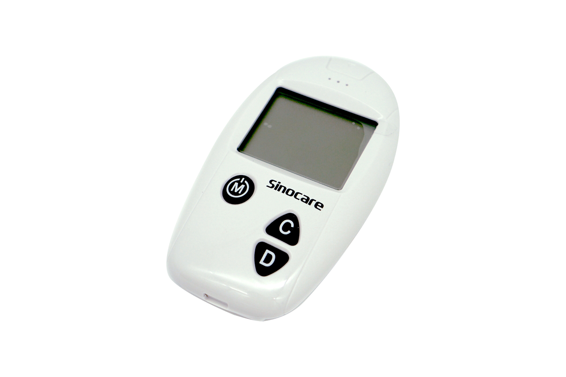 Màn hình glucose di động có mã 0,6μL với 50 dải và 50 mũi