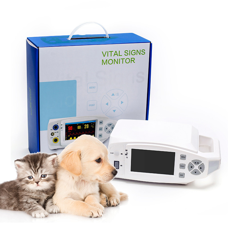 OEM động vật xách tay Thú y Vital Signs Monitor Máy đo huyết áp NIBP
